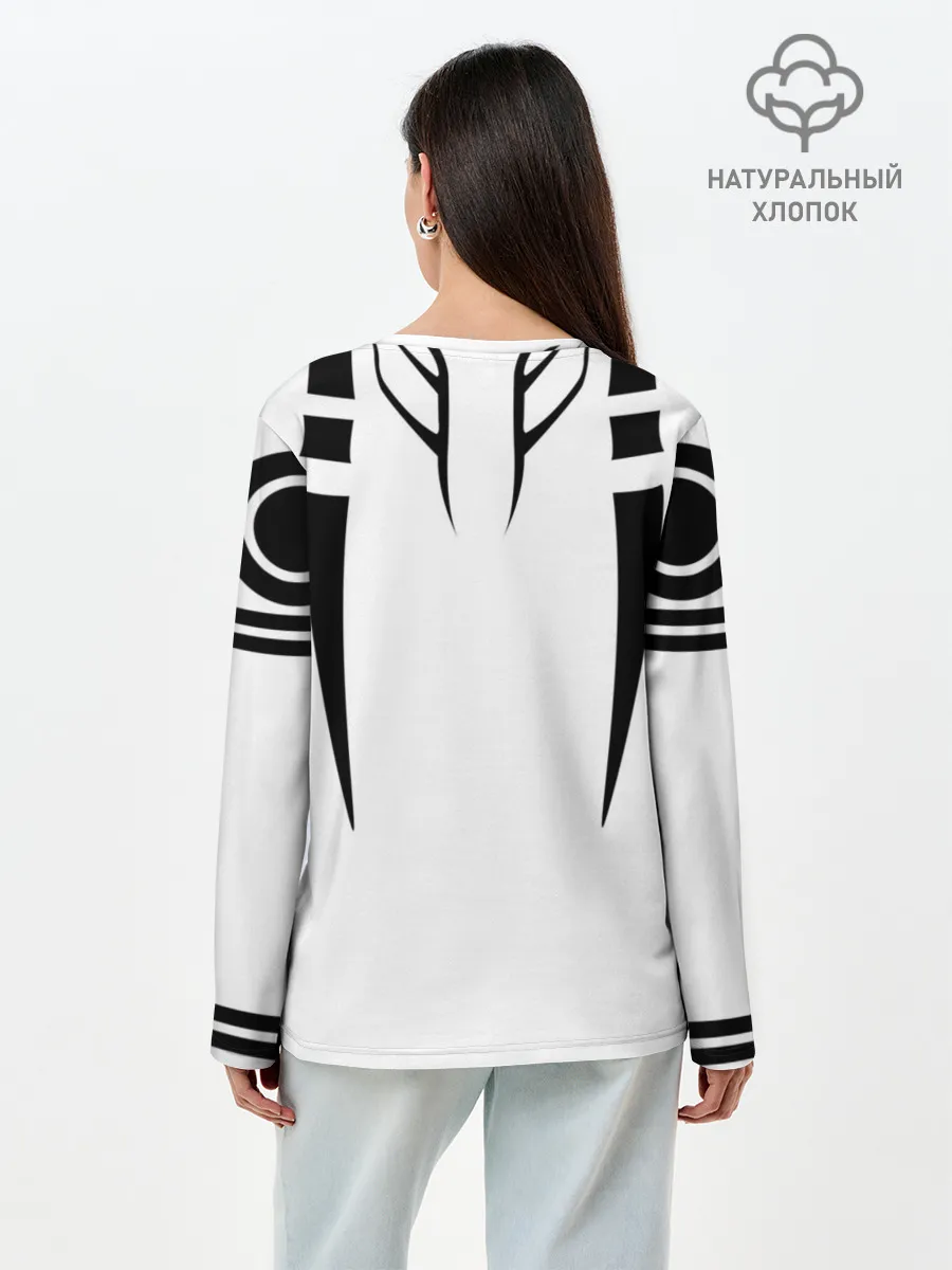 Лонгслив женский. Хлопок / ИТАДОРИ ТАТУ JUJUTSU KAISEN