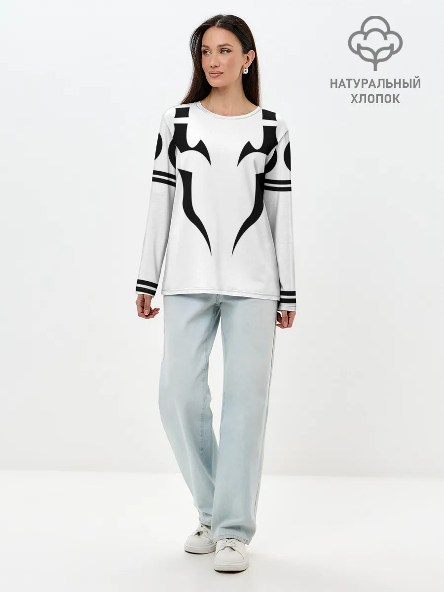 Лонгслив женский. Хлопок / ИТАДОРИ ТАТУ JUJUTSU KAISEN