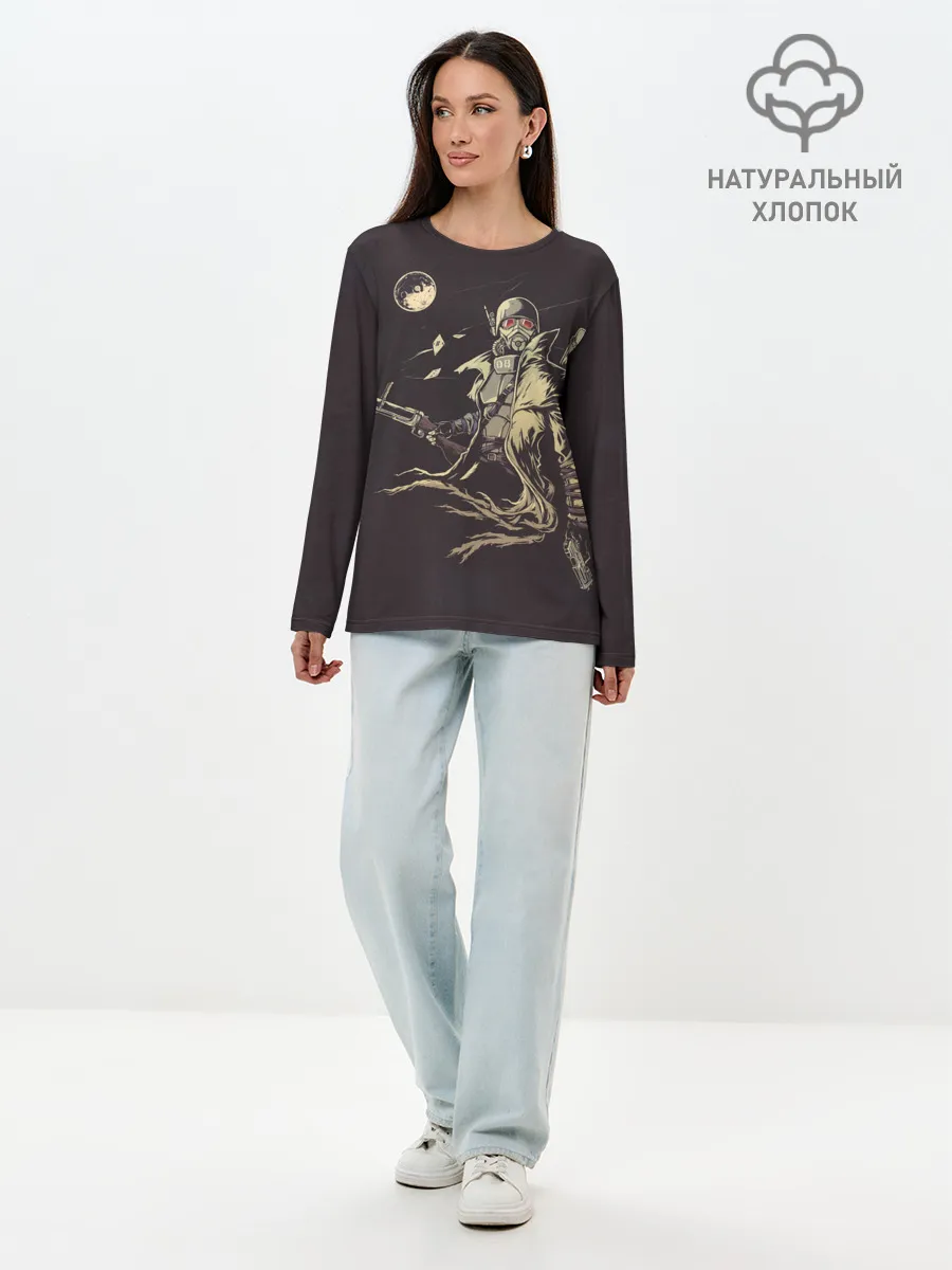 Лонгслив женский. Хлопок / Fallout New Vegas