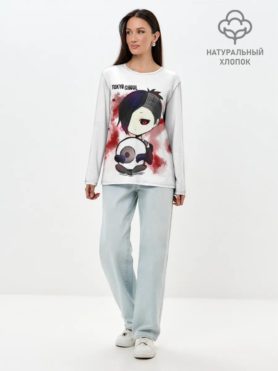 Лонгслив женский. Хлопок / Милашка Ута