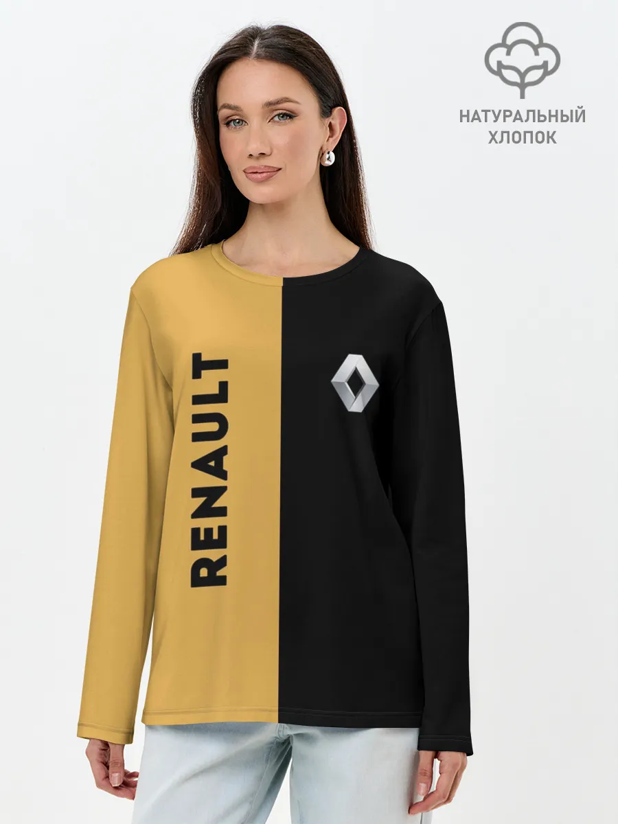 Лонгслив женский. Хлопок / Renault | Passion for life