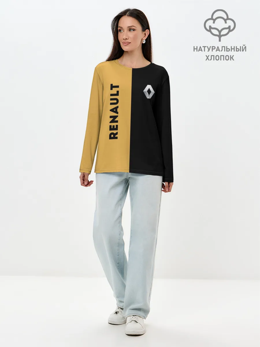 Лонгслив женский. Хлопок / Renault | Passion for life