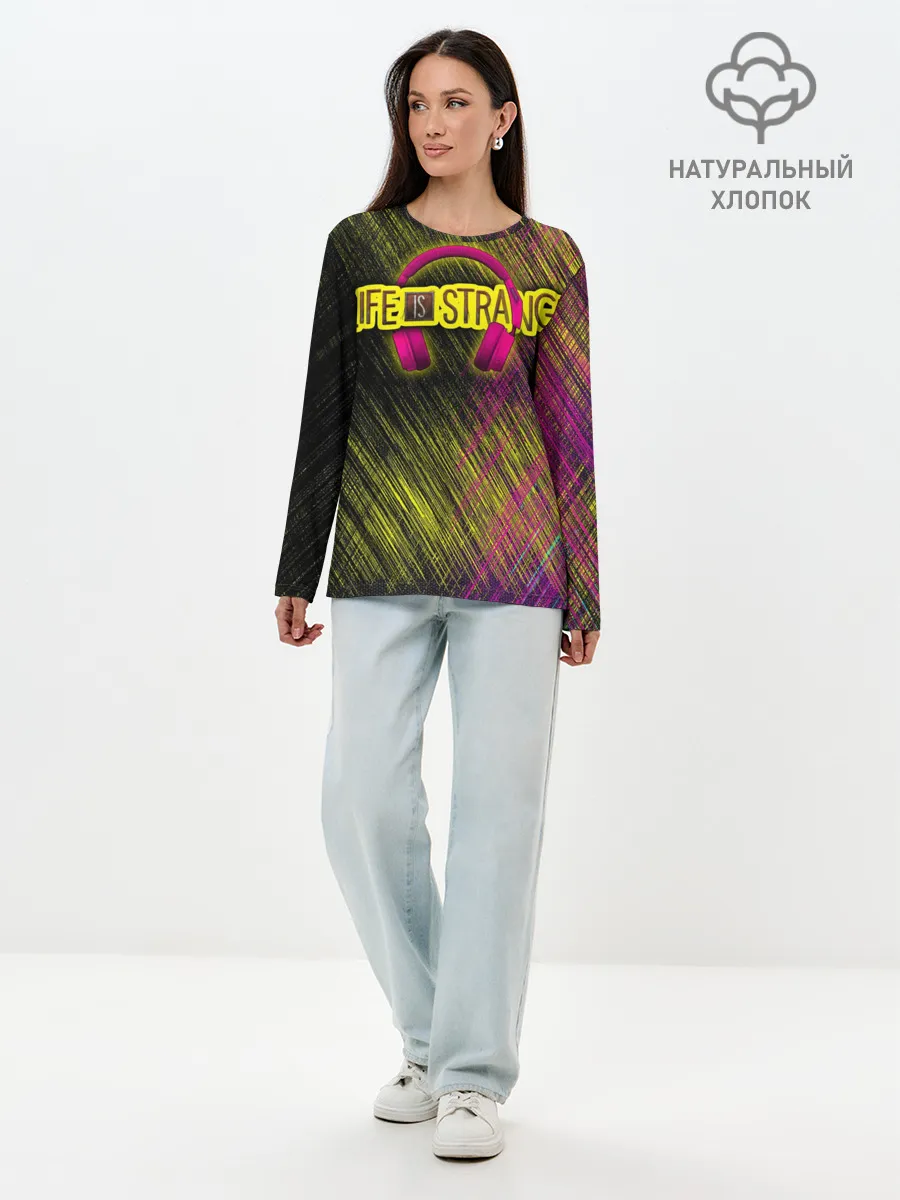 Лонгслив женский. Хлопок / Life is strange true color