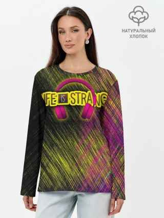 Лонгслив женский. Хлопок / Life is strange true color