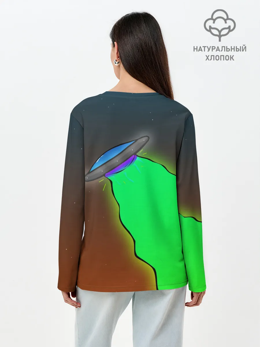 Лонгслив женский. Хлопок / НЛО
