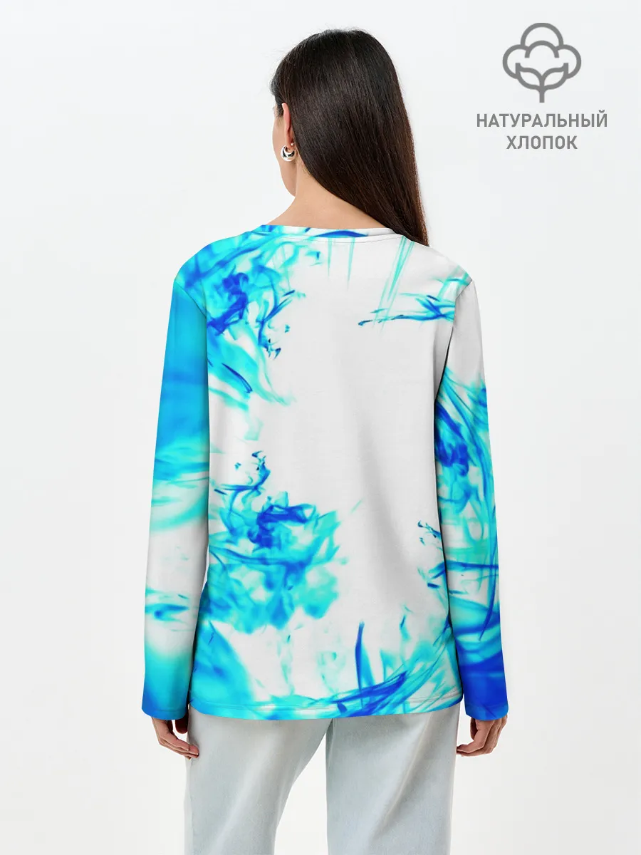 Лонгслив женский. Хлопок / КЛИНОК РАССЕКАЮЩИЙ ДЕМОНОВ