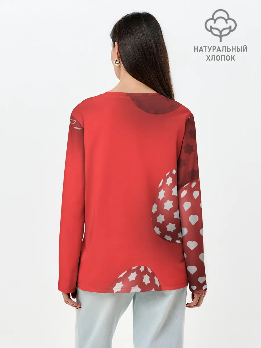 Лонгслив женский. Хлопок / Пасха