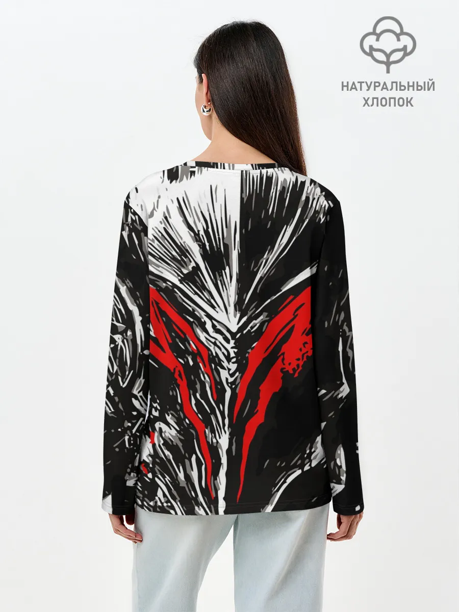 Лонгслив женский. Хлопок / BERSERK mask