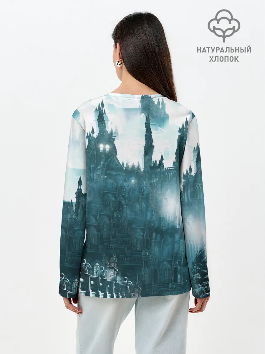 Лонгслив женский. Хлопок / Dark Souls