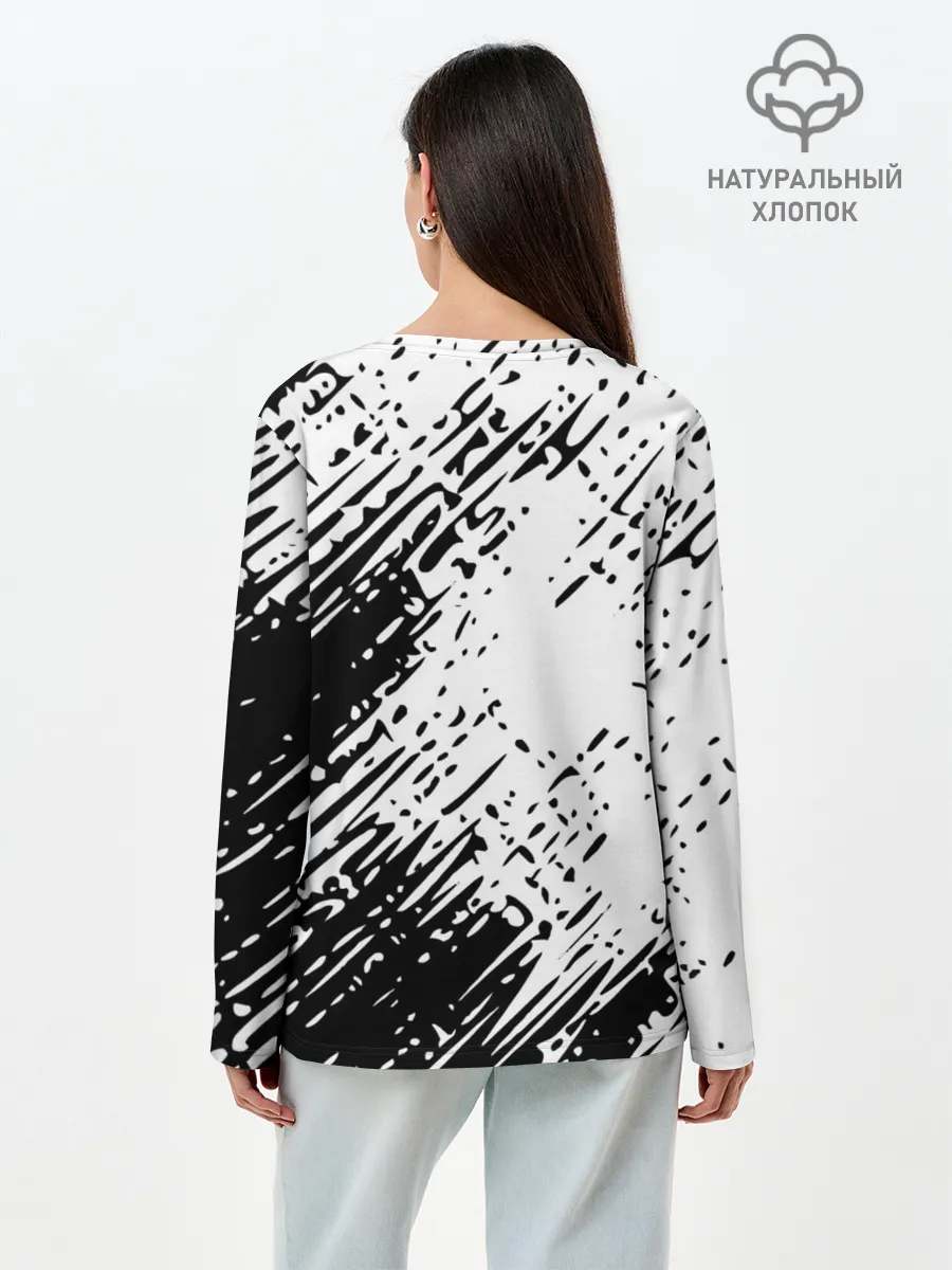 Лонгслив женский. Хлопок / спорт фсб