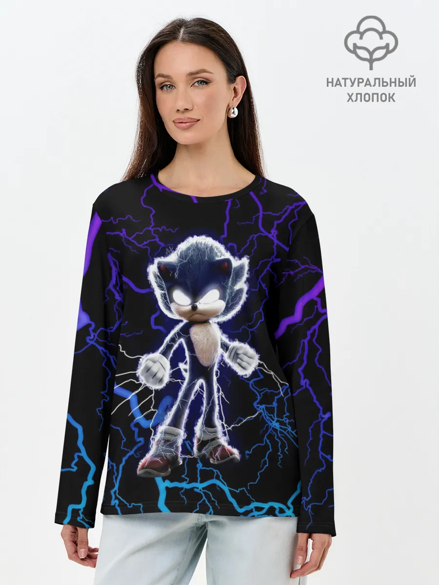Лонгслив женский. Хлопок / SONIC