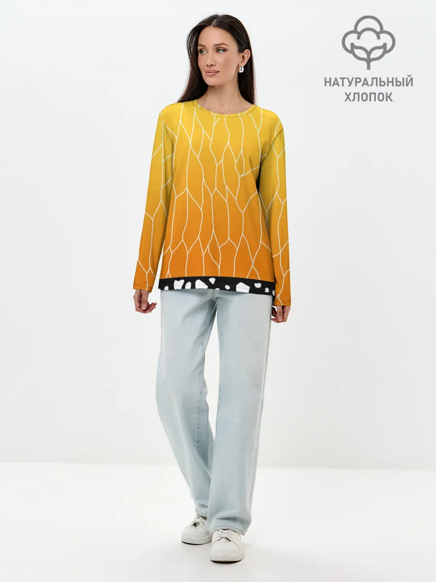 Лонгслив женский. Хлопок / ЗЕНИТЦУ | КОЧО