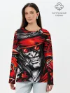 Лонгслив женский. Хлопок / ALUCARD IN RED