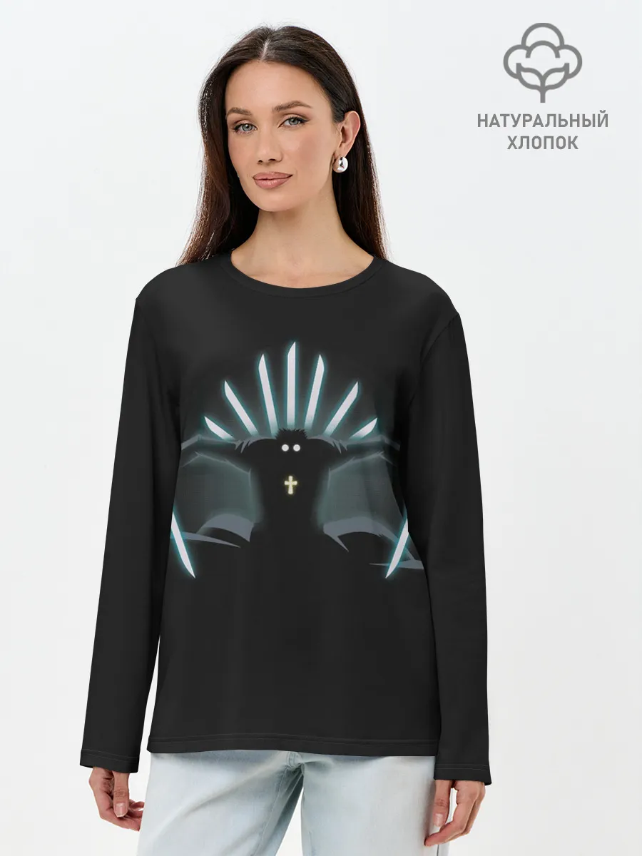 Лонгслив женский. Хлопок / Alexander Anderson