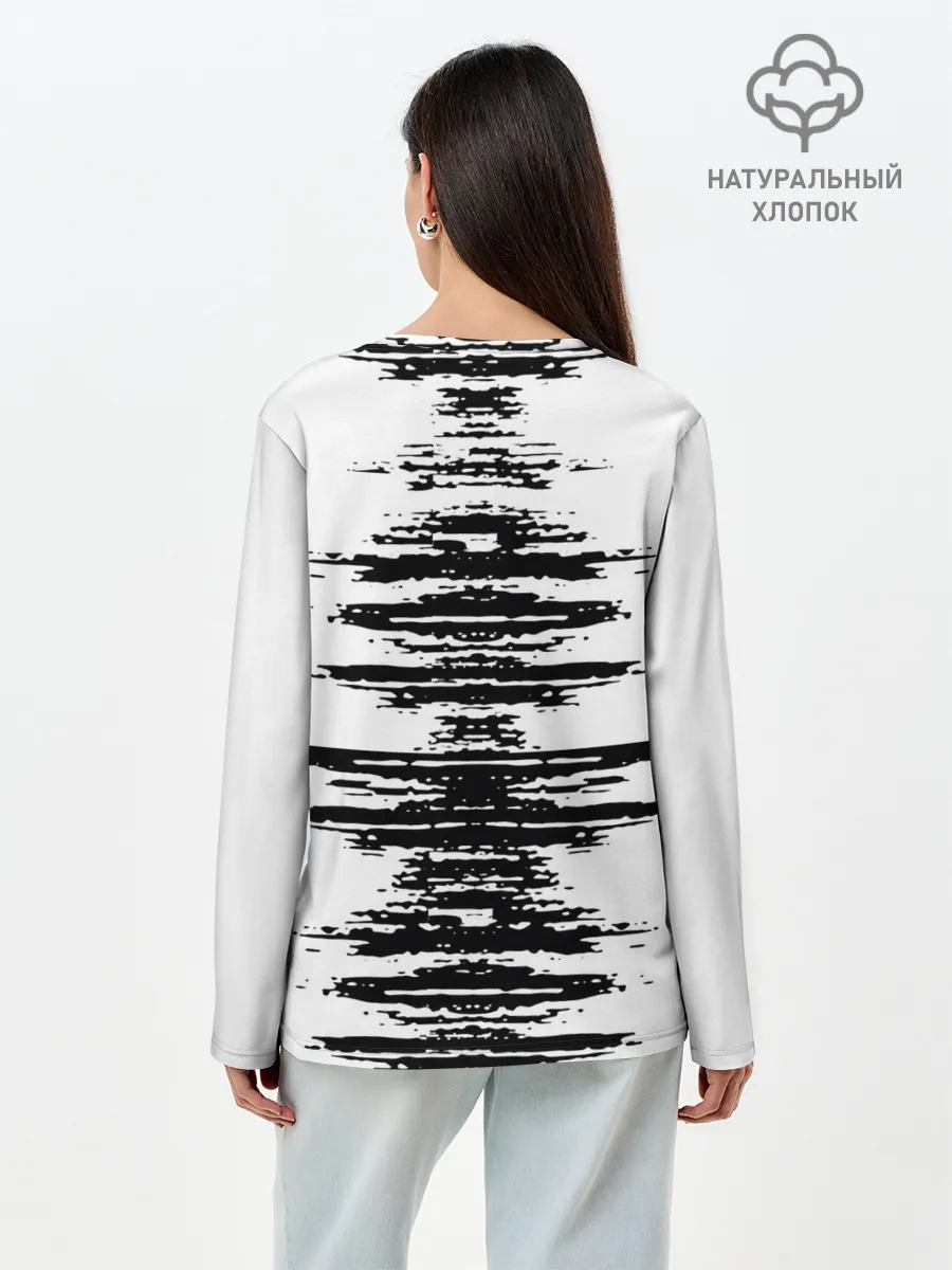 Лонгслив женский. Хлопок / royal blood