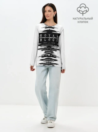 Лонгслив женский. Хлопок / royal blood