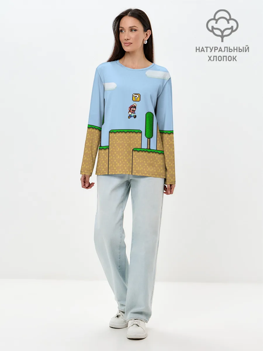 Лонгслив женский. Хлопок / Mario
