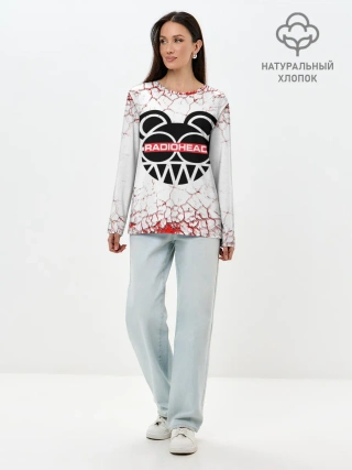 Лонгслив женский. Хлопок / radiohead.