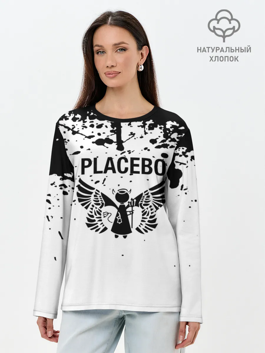 Лонгслив женский. Хлопок / placebo
