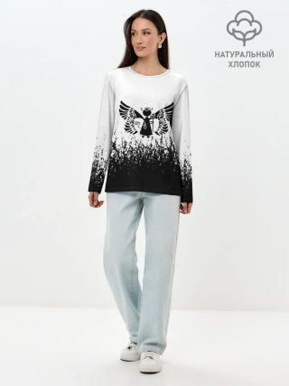 Лонгслив женский. Хлопок / placebo