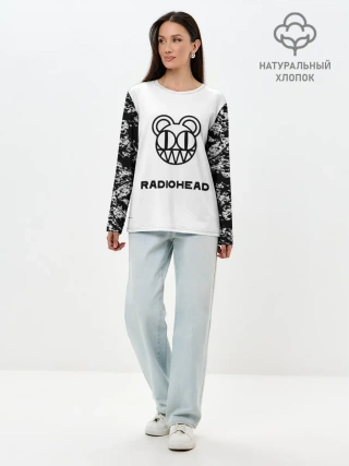 Лонгслив женский. Хлопок / radiohead