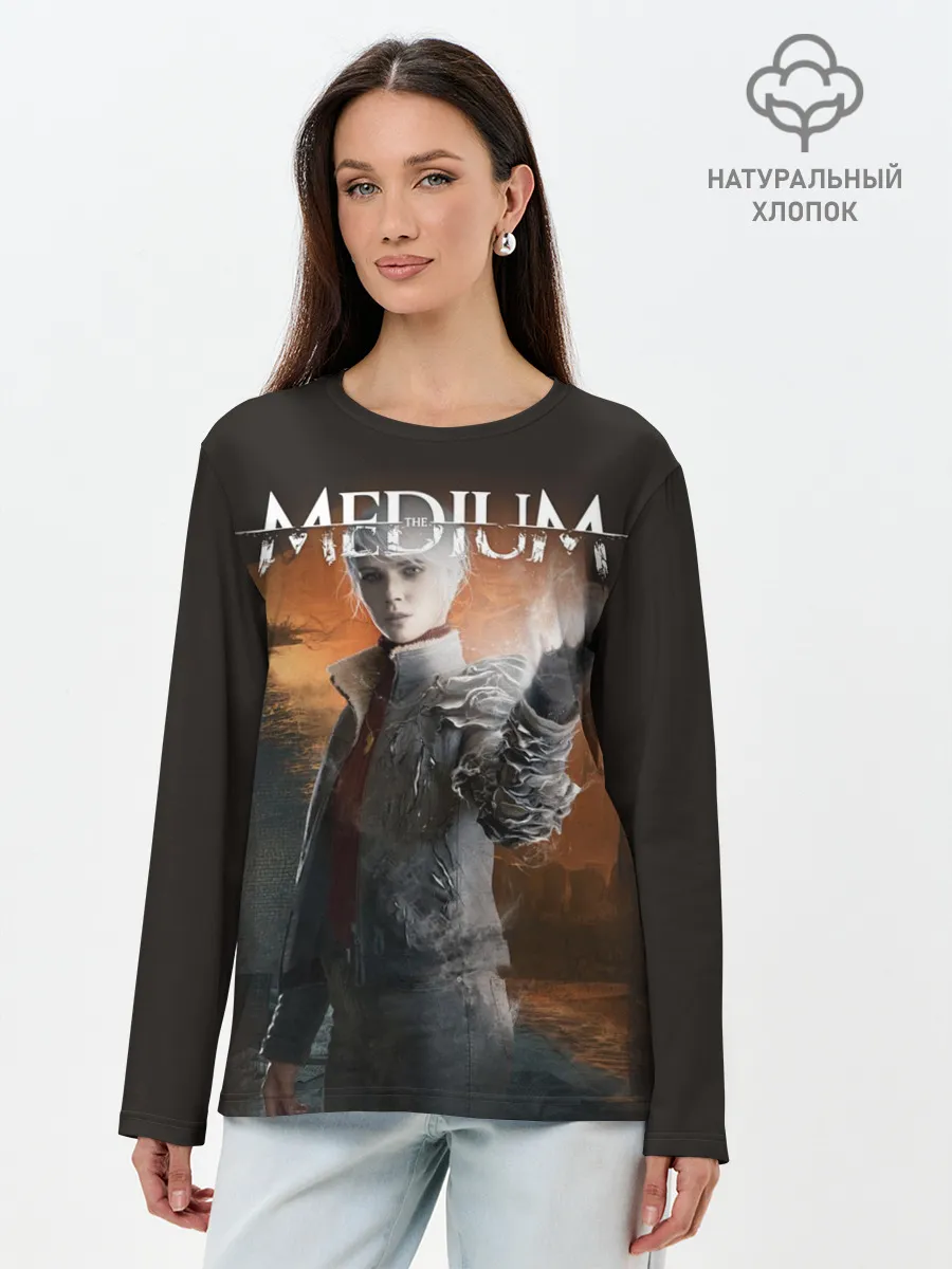 Лонгслив женский. Хлопок / The Medium