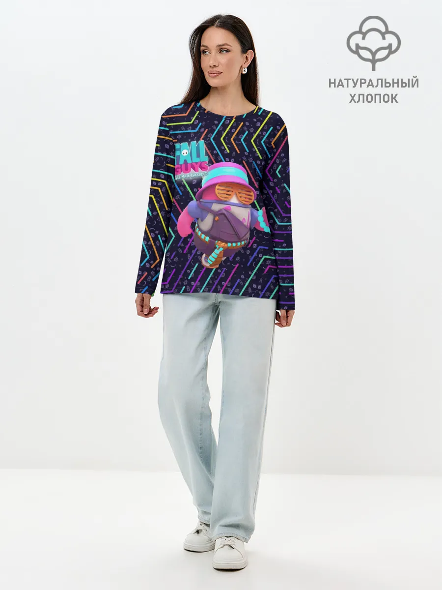 Лонгслив женский. Хлопок / Fall Guys | Season 4