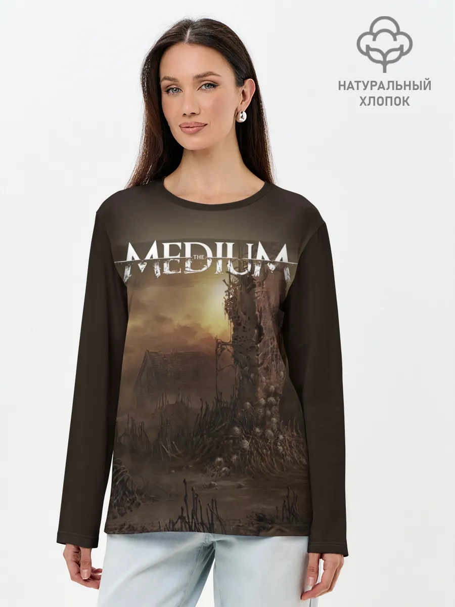 Лонгслив женский. Хлопок / Медиум