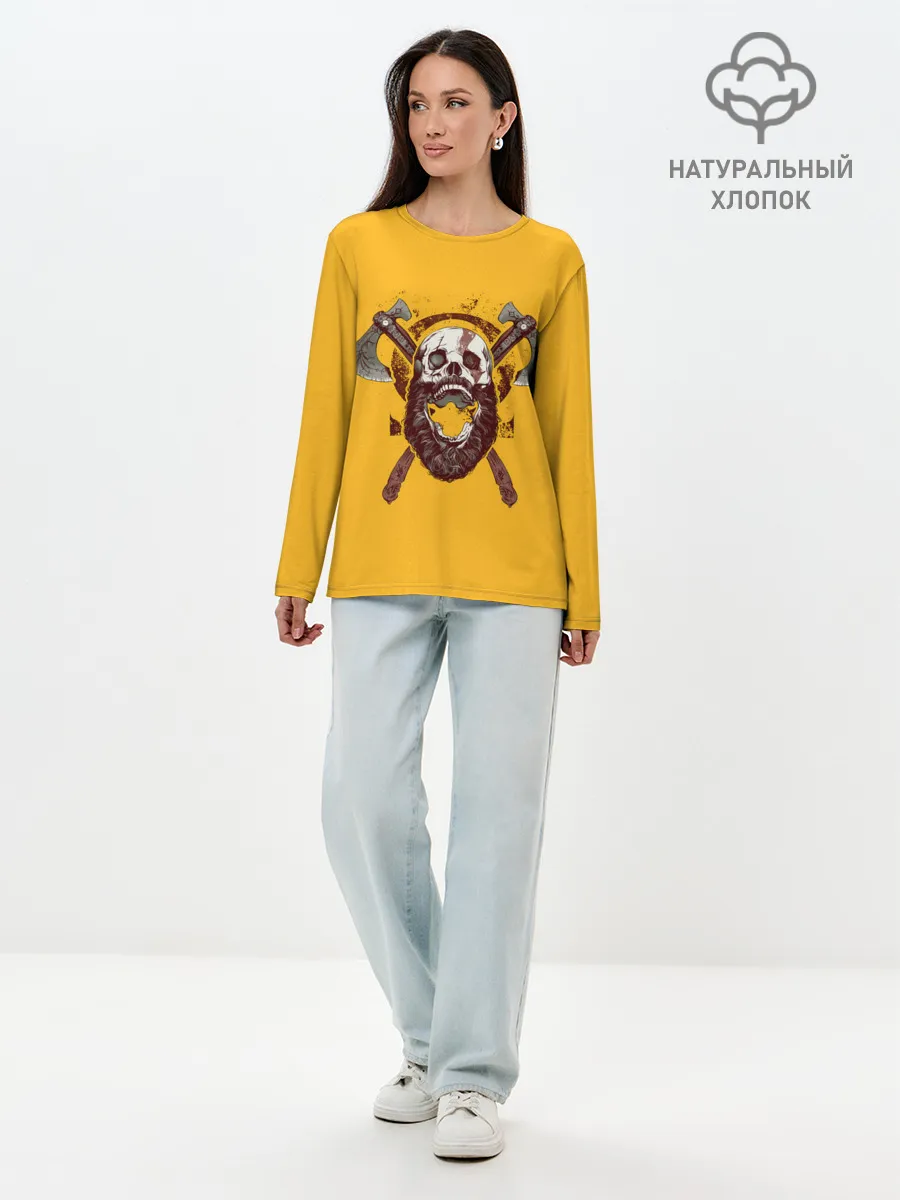 Лонгслив женский. Хлопок / Battle roar