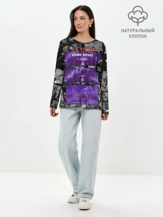 Лонгслив женский. Хлопок / КЕАНУ РИВЗ | KEANU REEVES