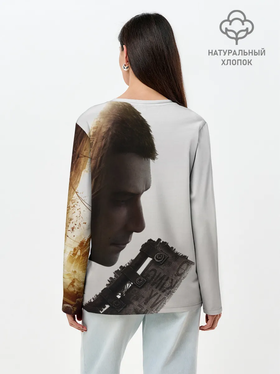 Лонгслив женский. Хлопок / Даинг лайт