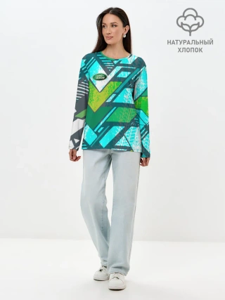 Лонгслив женский. Хлопок / Range Rover