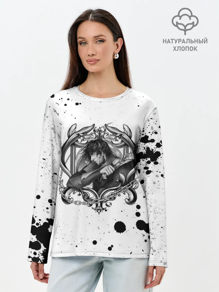 Лонгслив женский. Хлопок / Castlevania | Trevor Belmont