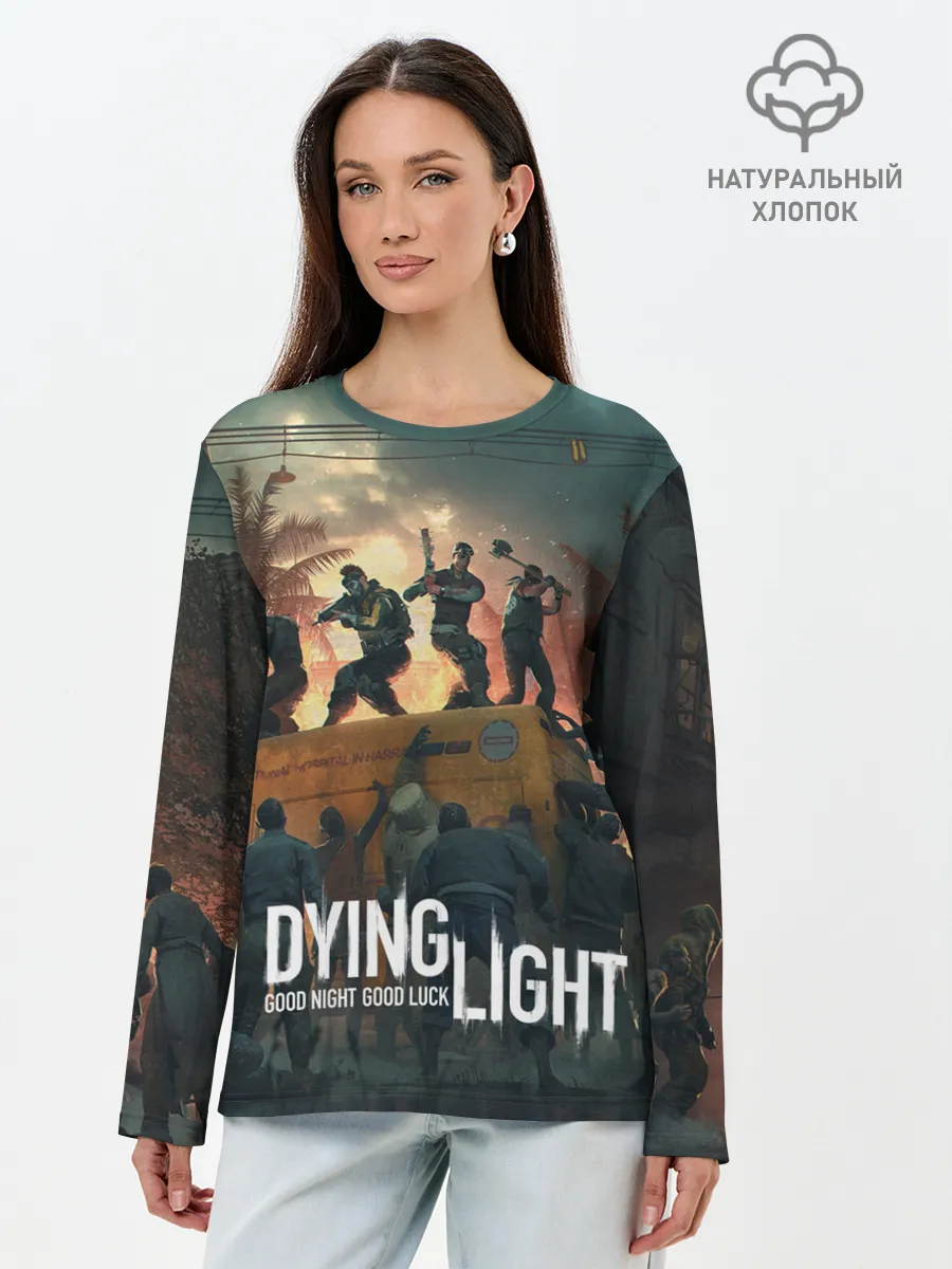 Лонгслив женский. Хлопок / Dying Light