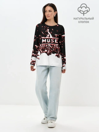 Лонгслив женский. Хлопок / muse.