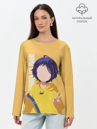 Лонгслив женский. Хлопок / Приоритет чудо-яйца