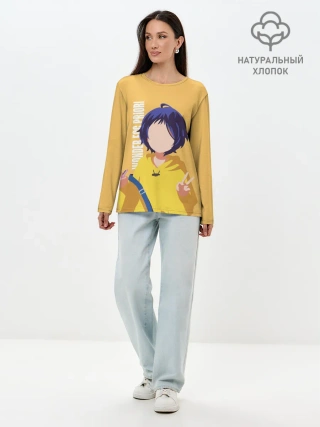 Лонгслив женский. Хлопок / Приоритет чудо-яйца