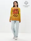 Лонгслив женский. Хлопок / LOVE