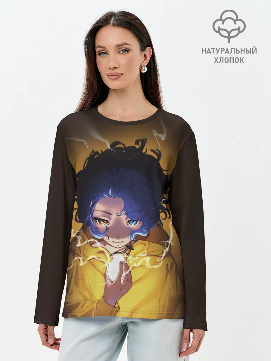 Лонгслив женский. Хлопок / ohto ai