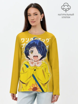 Лонгслив женский. Хлопок / ohto ai