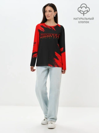 Лонгслив женский. Хлопок / WRATH: Aeon of Ruin LOGO