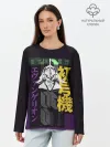 Лонгслив женский. Хлопок / Evangelion EVA 01