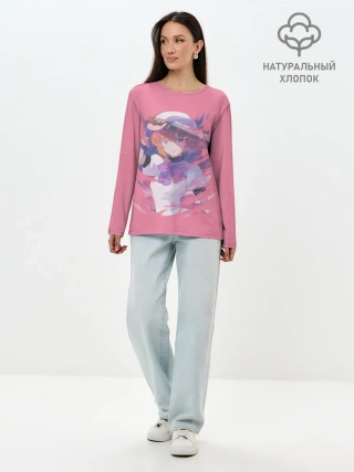 Лонгслив женский. Хлопок / Рюгу Рена