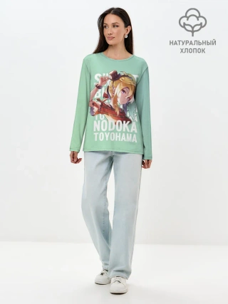 Лонгслив женский. Хлопок / Bunny and Mai