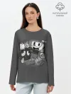Лонгслив женский. Хлопок / CUPHEAD