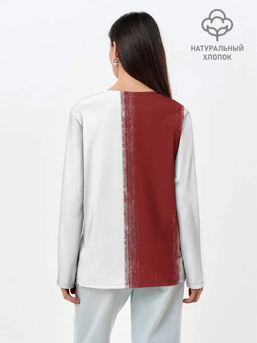 Лонгслив женский. Хлопок / BRZRZR