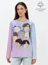 Лонгслив женский. Хлопок / БТС Bangtan Boys BTS