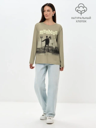 Лонгслив женский. Хлопок / Mundaun