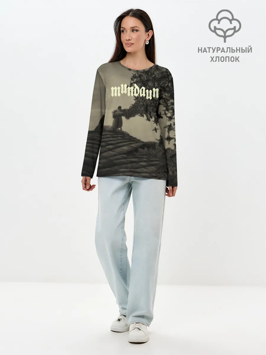 Лонгслив женский. Хлопок / Mundaun