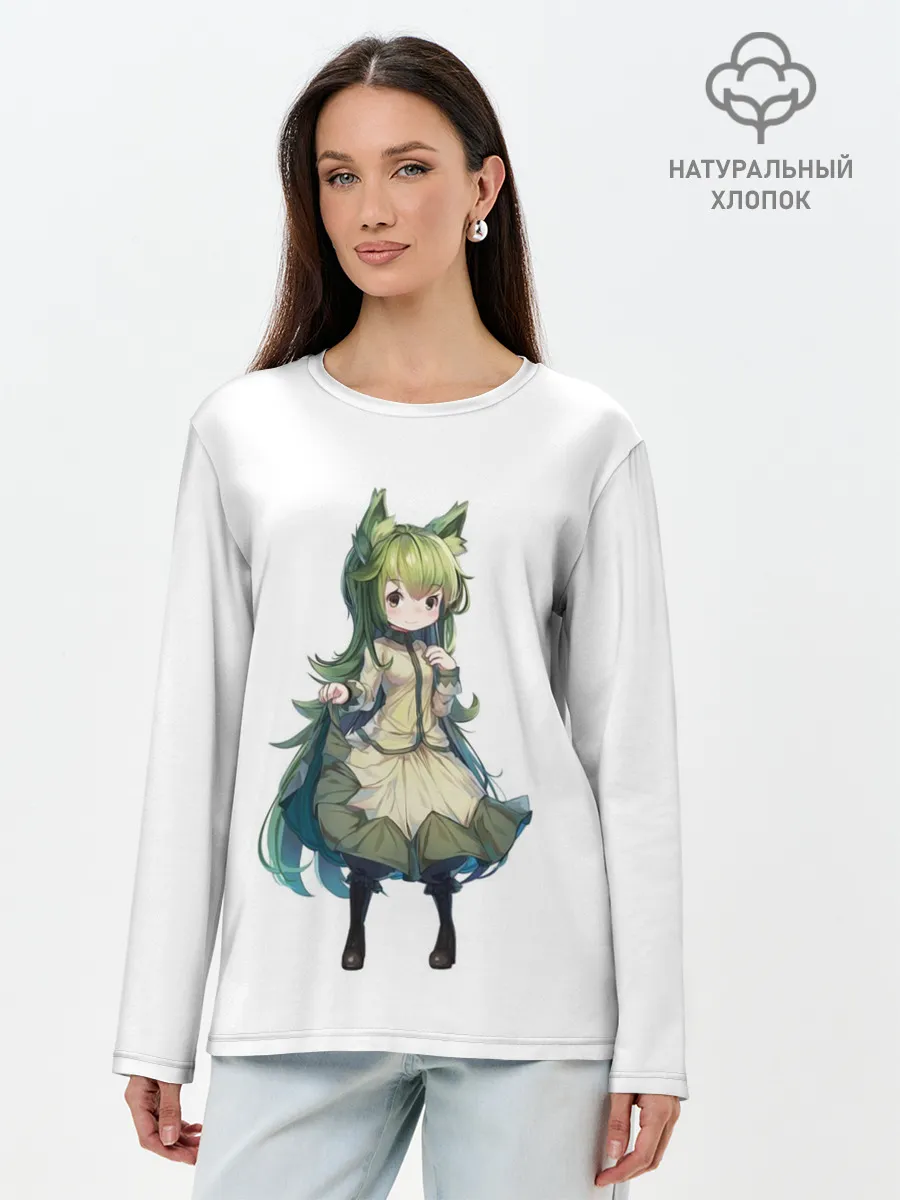 Лонгслив женский. Хлопок / Mylne